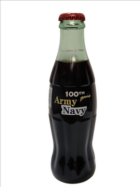 Vintage Coca-Cola Collectible Bottle Army vs Navy 100th game